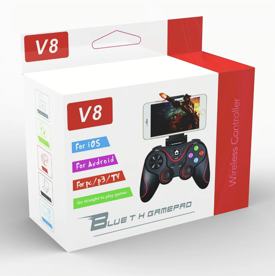 Control de Juego con Soporte Teléfono