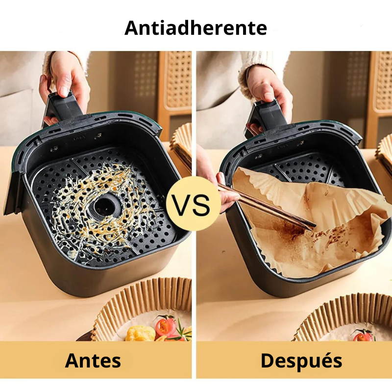 Papel Anti-Adherentes Freidora x100