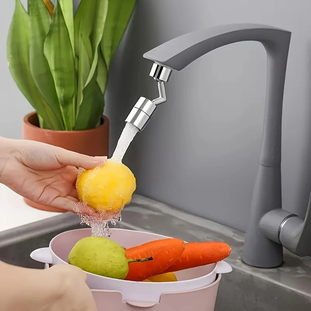 Extensión Llave Giratoria con Filtro Antisalpicaduras