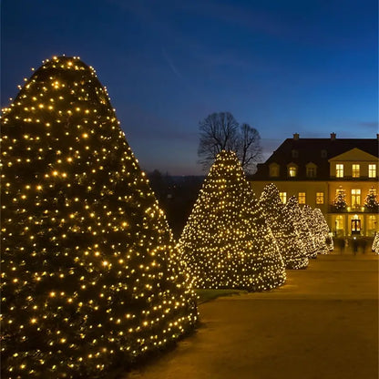 Luces de Navidad Solares Luz Calida 20MTS