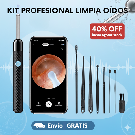 Kit Profesional de Eliminación de Cera de Oído - EarClear™
