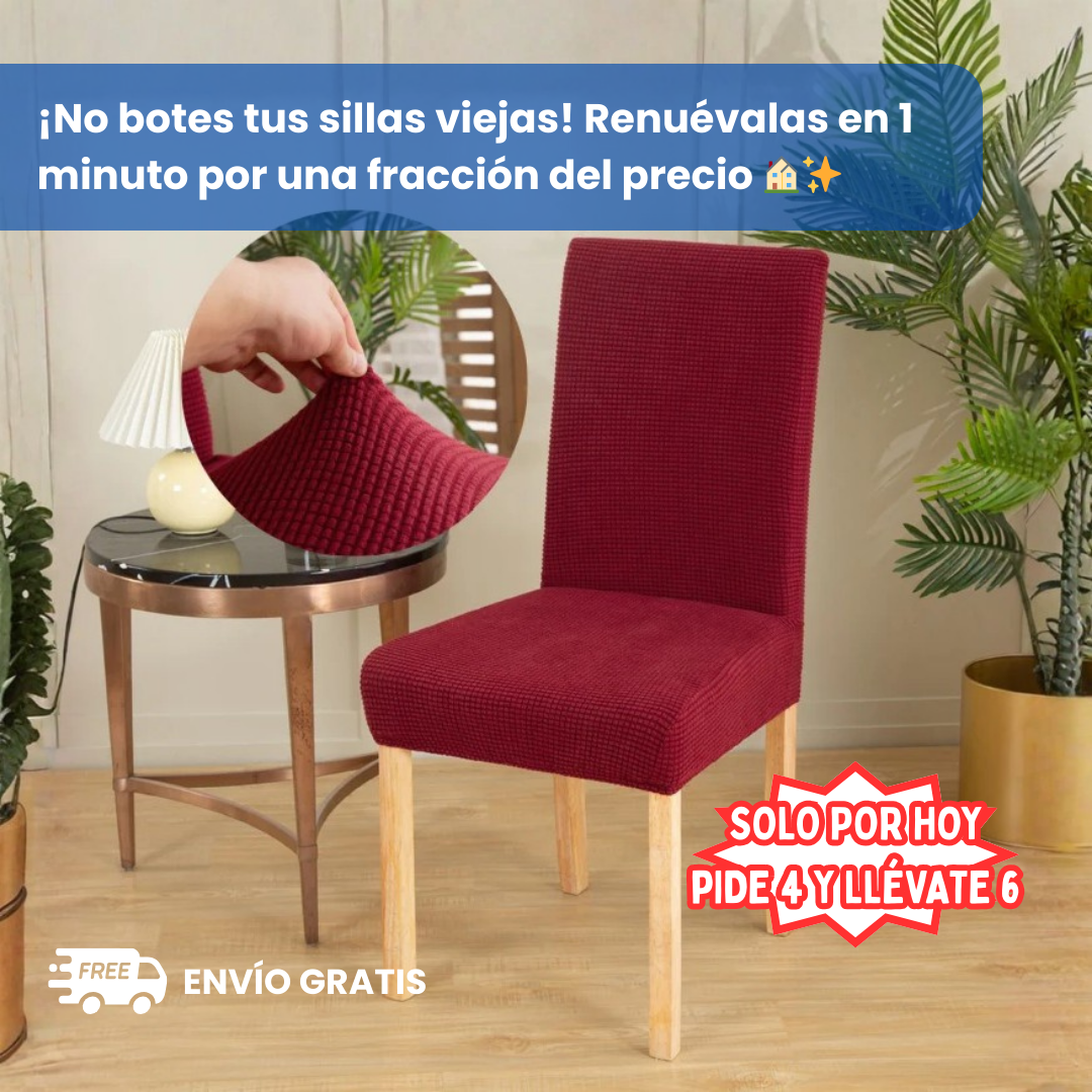 6x4 Fundas para Sillas con Relieve