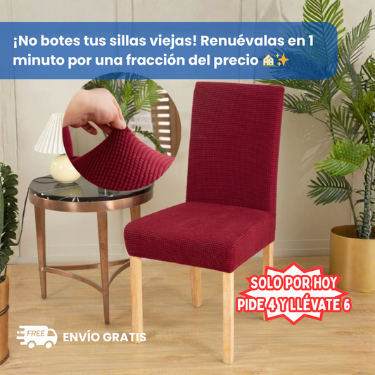 6x4 Fundas para Sillas con Relieve