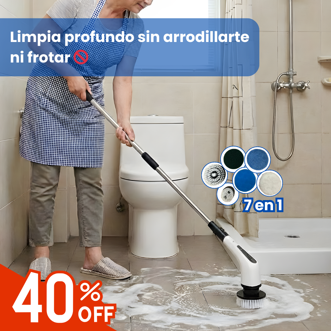 TurboBrush Pro™- Cepillo De Limpieza Electrico 7 En 1