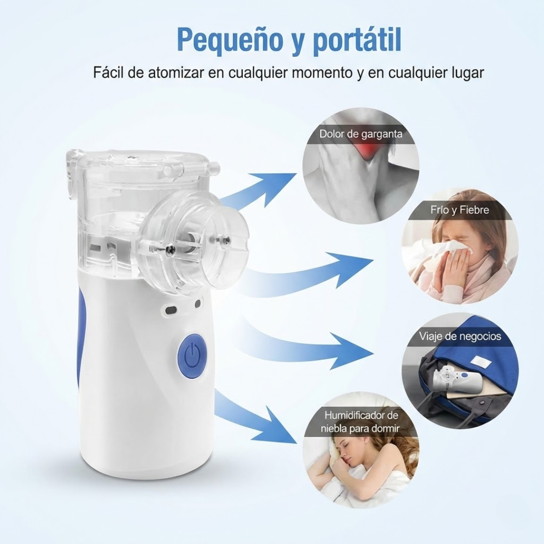 NebuCare™ - Nebulizador Portátil con Tecnología Avanzada para Niños y Adultos