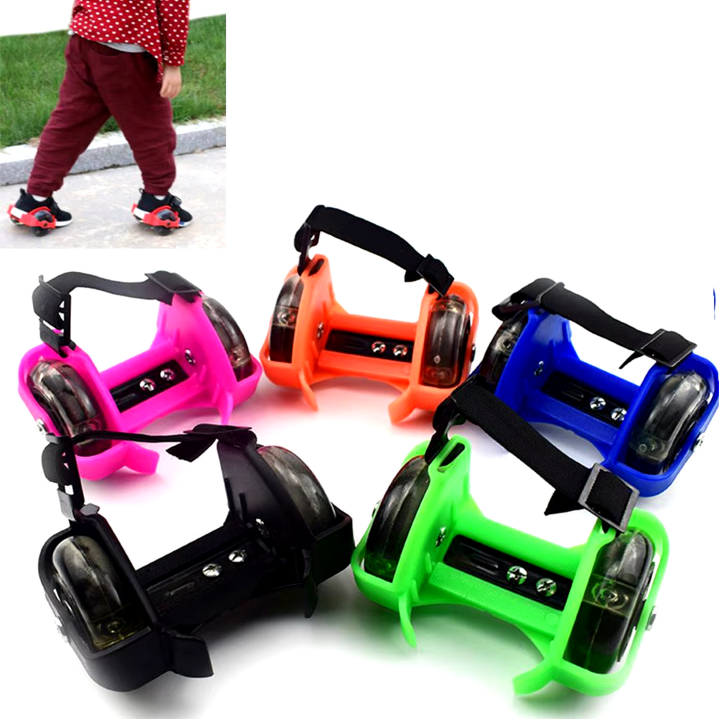 PowerWheels™ Patines Ajustables para zapatillas LED