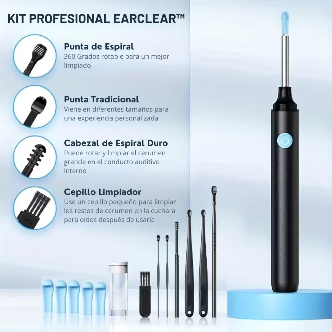 Kit Profesional de Eliminación de Cera de Oído - EarClear™