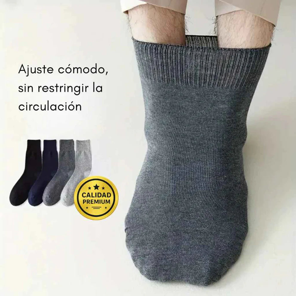 ZeroPress: x12 Pares de Calcetines Sin Costura para Diabéticos