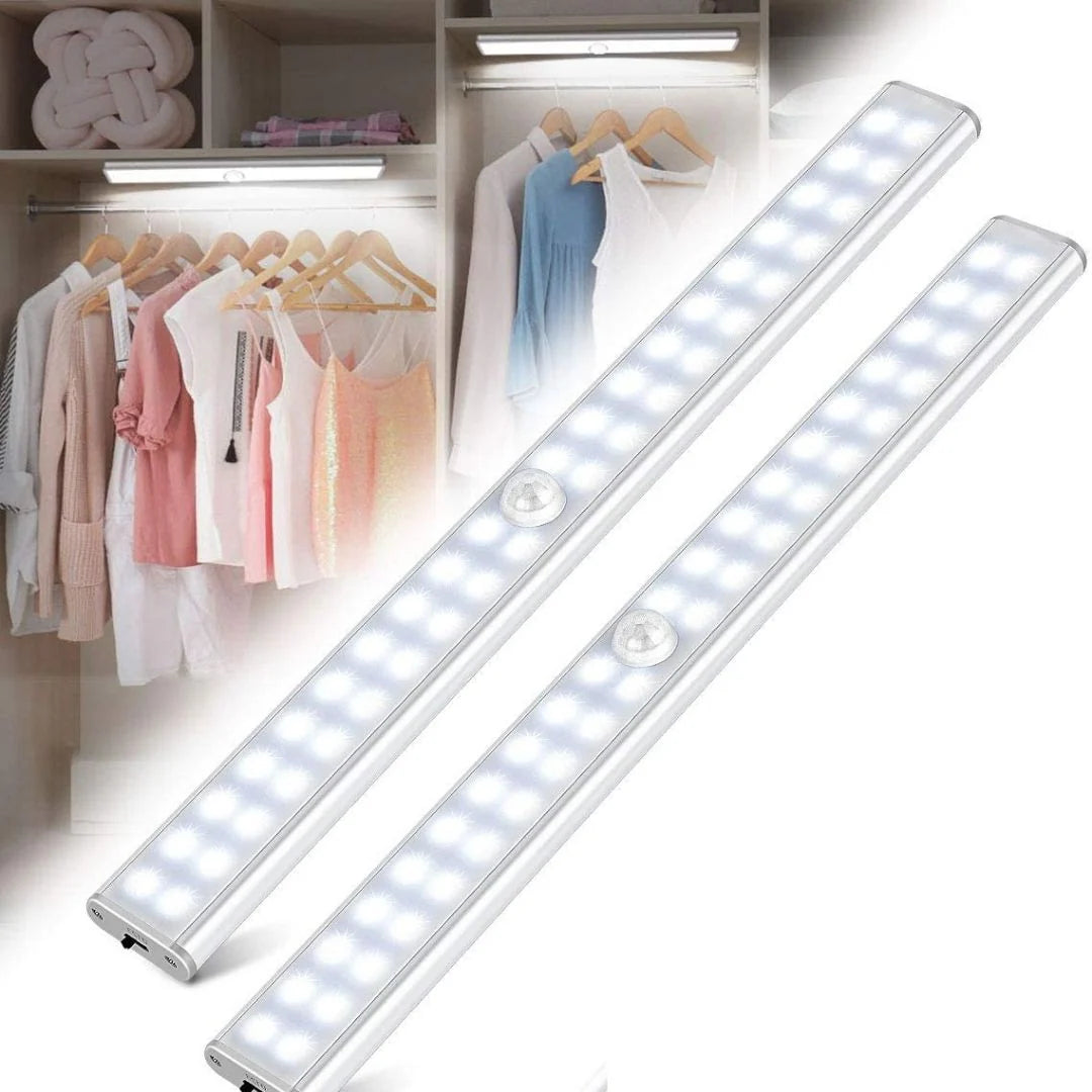LumiSense™ - 2x1 Barra Luz Led Con Sensor Movimiento 20cm
