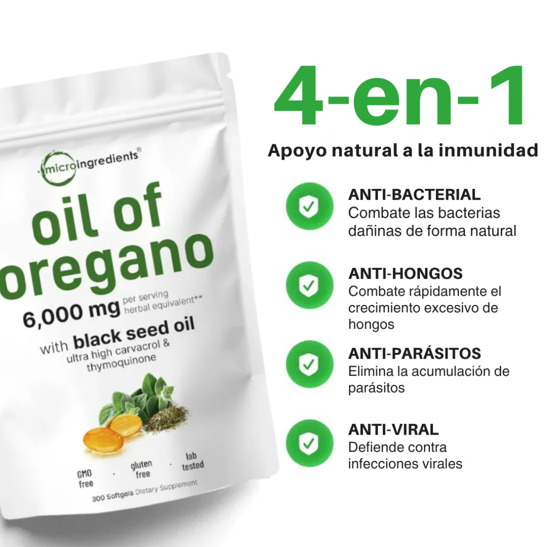 Oregan™ - 60 Cápsulas de Aceite de Oregano
