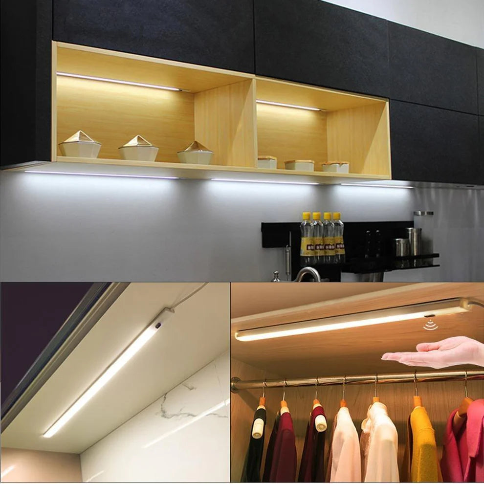 LumiSense™ - 2x1 Barra Luz Led Con Sensor Movimiento 20cm