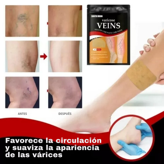 Pack 6 Parches Pierna Para Varices