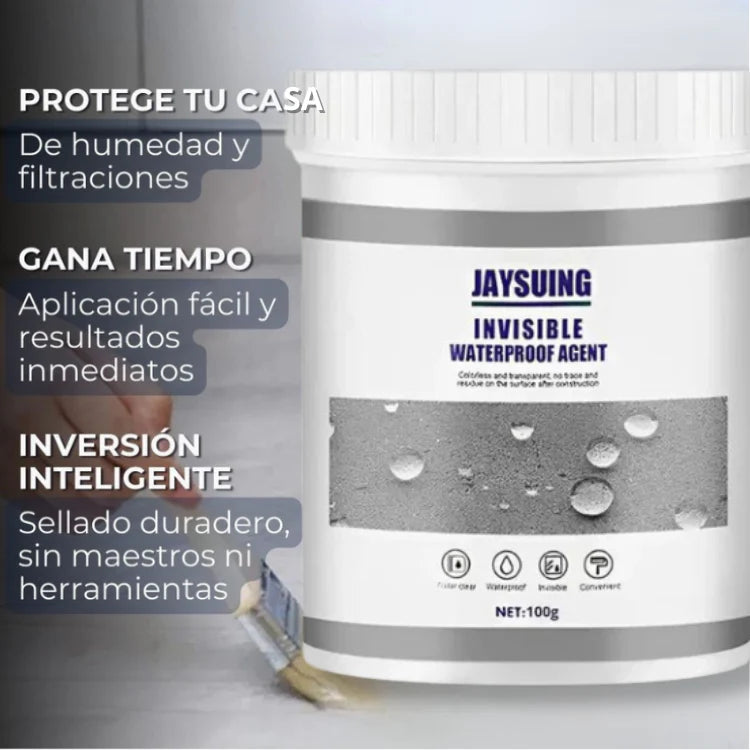 WaterBlock Pro™ - 2x1 Sellador Impermeable 300g + 2 Brochas GRATIS