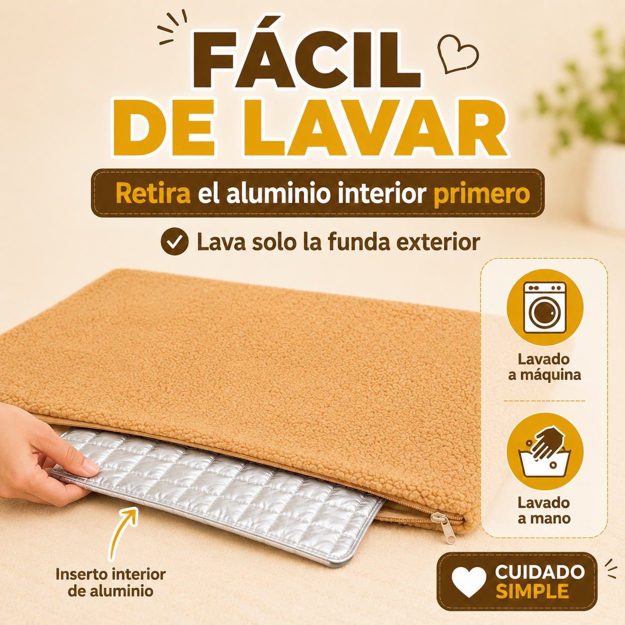 ThermoPet 360™ - Manta Termica para Mascotas 64x49cm