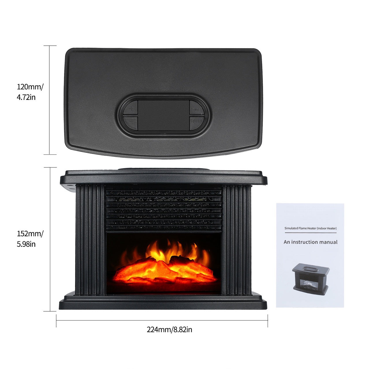 ThermoFlame Pro™ - Calefactor Electrico Portatil