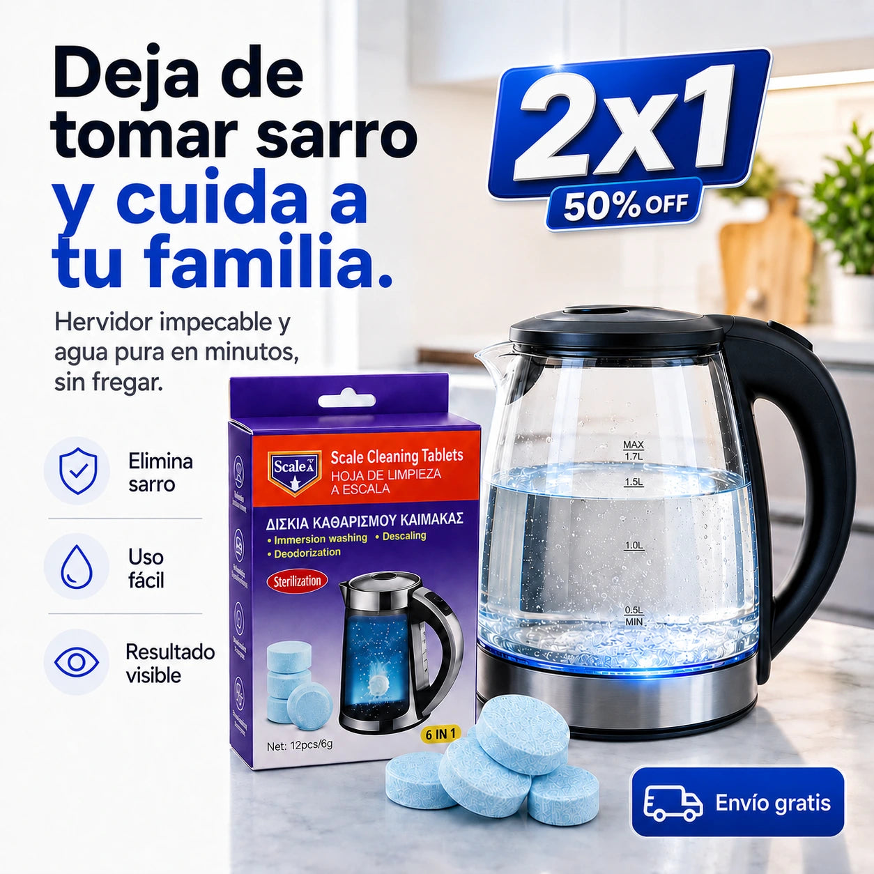 SarroClean™ - 2x1 Pastillas contra el Sarro (12PCS + 12PCS)