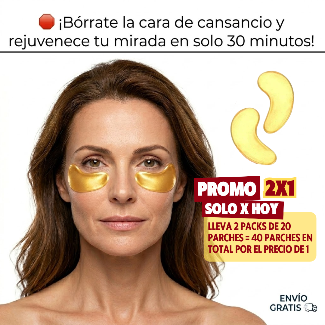 2x1 - Pack 20 Parches Ojeras Ácido Hialurónico