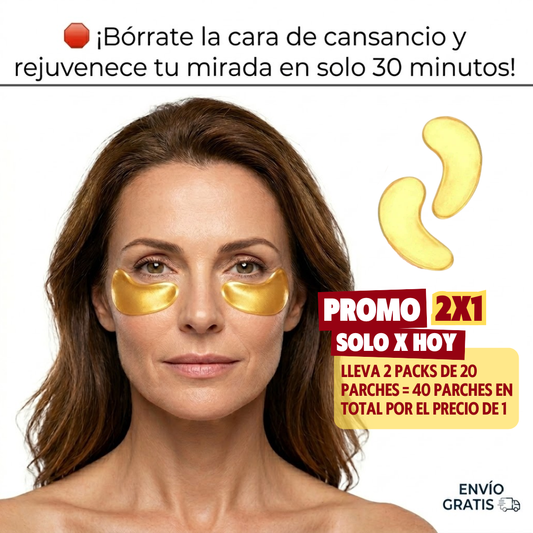 2x1 - Pack 20 Parches Ojeras Ácido Hialurónico