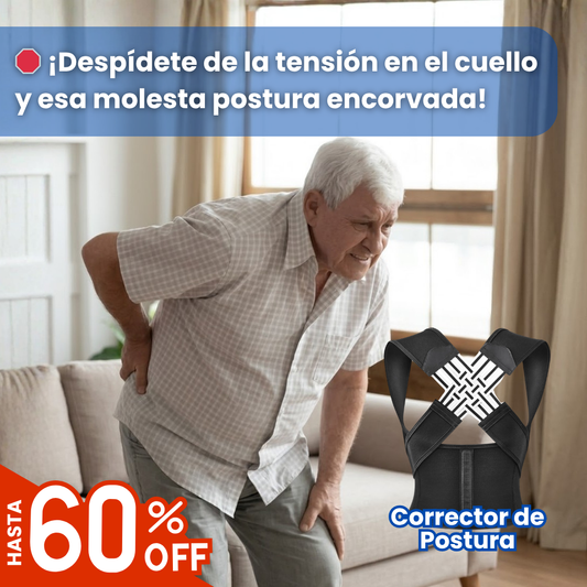 PosturaFix Pro™ - Corrector de Postura Ajustable
